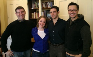 Meron Langsner, Angie Jepson, Robert Najarian, and Ted Hewlett "Live from the Library"